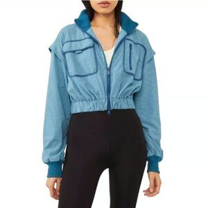 New FREE PEOPLE  Movement Forty Love Caribbean Coast Jacket 196J